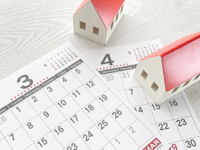 お部屋検索の流れとスケジュール管理画像